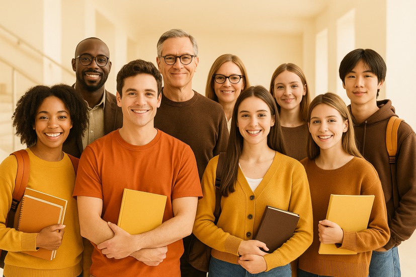 Students and faculty at summer human rights institute
